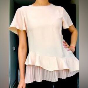 Zara Pleated Blouse